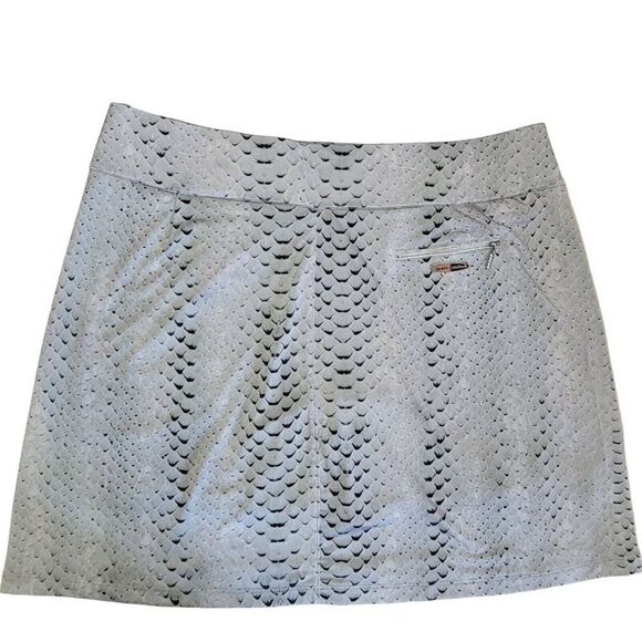 Jamie Sadock Golf Skort Womens Size 16 Snake Print Skirt Tennis Athletic Pockets - Picture 3 of 13